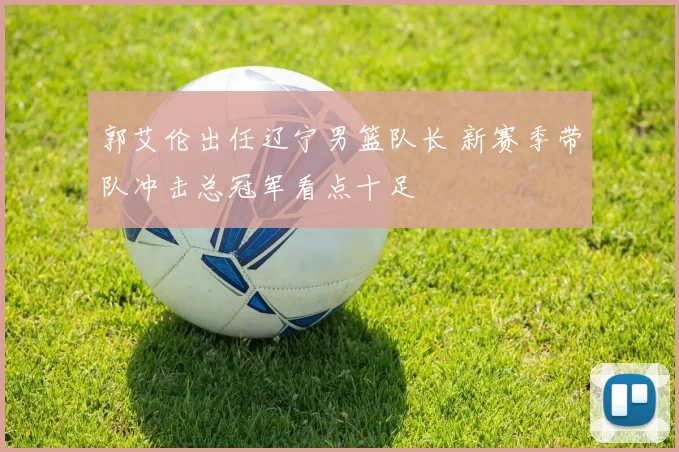 郭艾伦出任辽宁男篮队长 新赛季带队冲击总冠军看点十足